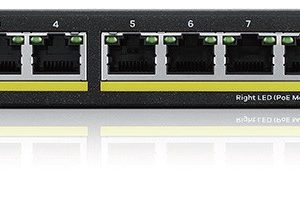 Zyxel Networks  GS1915-8, 8-port GbE Smart Switch, hybird mode, standa