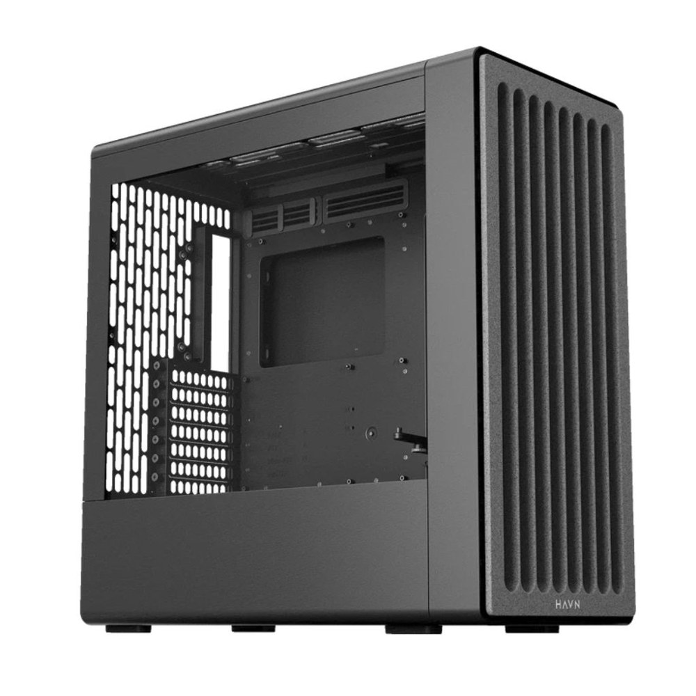 Aerocool HAVN BF 360 Black EATX case - Adjustable GPU Bracket - Supports up to 7 fans (0 incl) - 2x 3.5'' or 4x 2.5'' - 420mm Ra