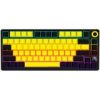 LORGAR Gaming Keyboard KBP7075W Pro Wireless 75% Yellow EN