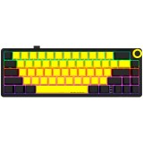LORGAR Gaming Keyboard KBP70MW Pro Wireless 65% Yellow EN